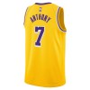 Los Angeles Lakers Carmelo Anthony 7 Nike 2022-23 Icon Edition Kulta Pelipaidat Swingman - Miesten